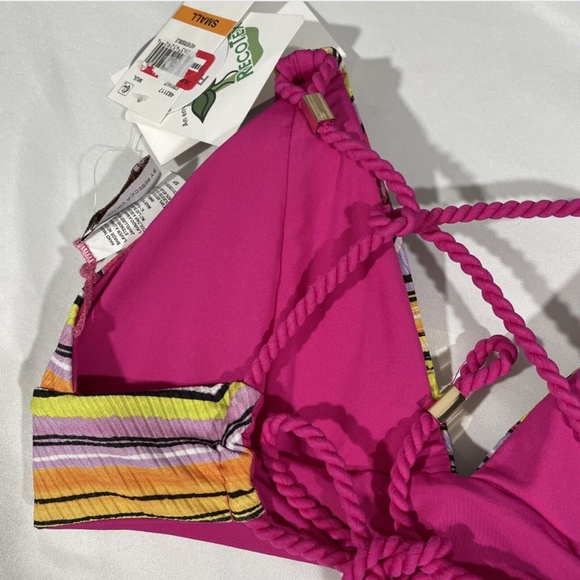 NWT Becca [ Small ]‎ Farah Jessica Reversible Bikini Top - Picture 11 of 12